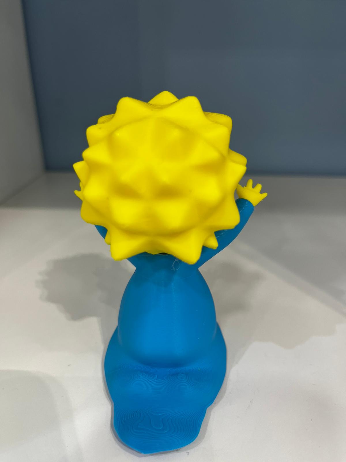 Figura Maggie Simpson en 3D