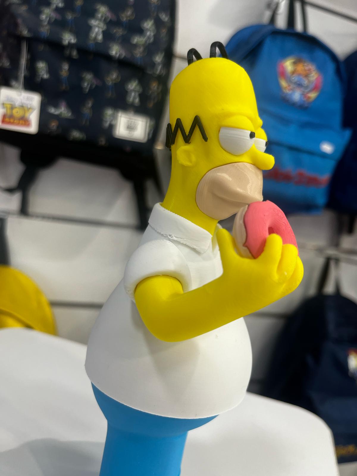 Homer Simpson en 3D – Figura de 24 cm Fabricada en PLA para Fans de Verdad,Figura 3D de Homer Simpson – 24 cm de Pura Comedia Amarilla