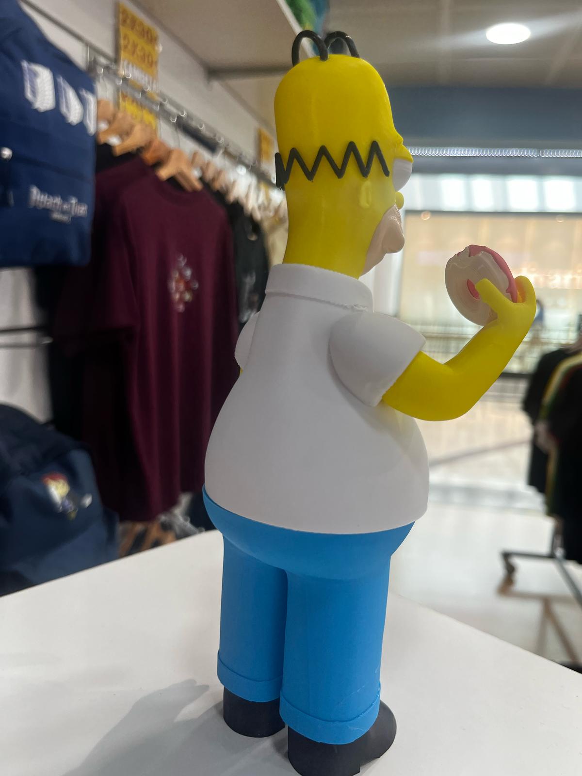 Homer Simpson en 3D – Figura de 24 cm Fabricada en PLA para Fans de Verdad,Figura 3D de Homer Simpson – 24 cm de Pura Comedia Amarilla