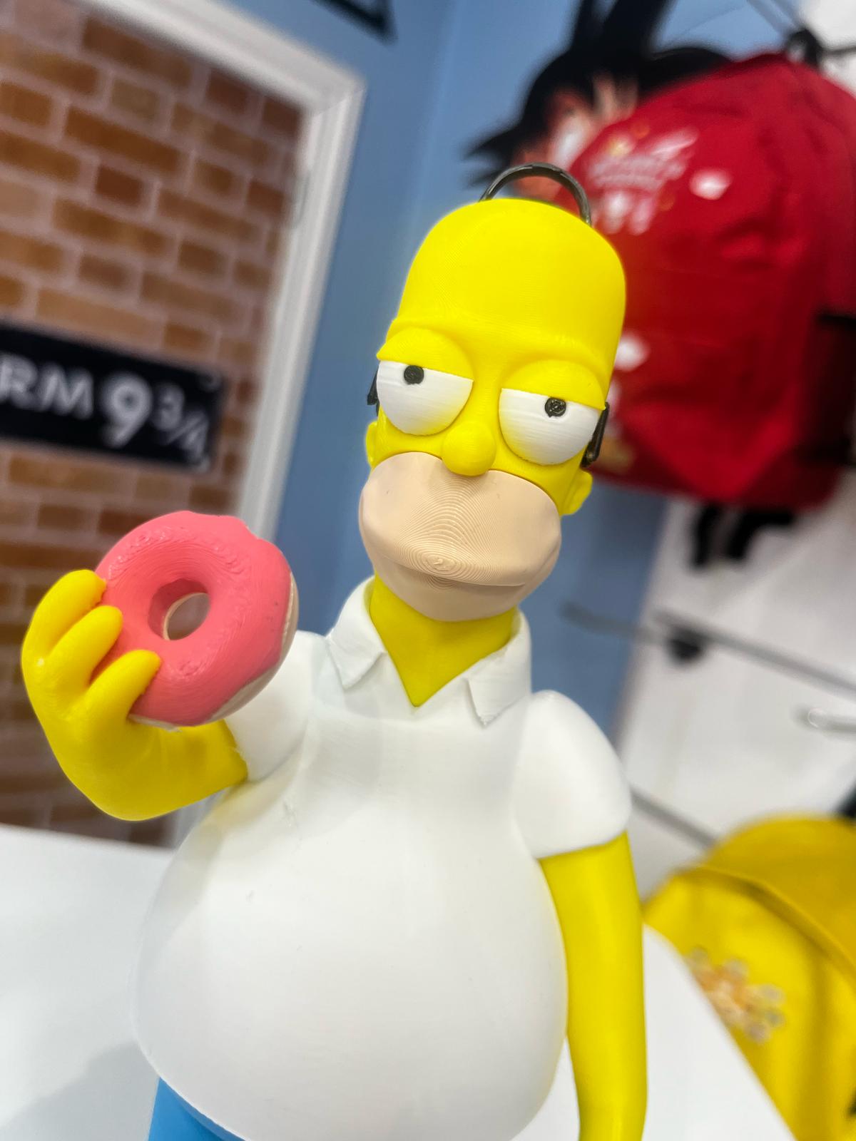 Homer Simpson en 3D – Figura de 24 cm Fabricada en PLA para Fans de Verdad,Figura 3D de Homer Simpson – 24 cm de Pura Comedia Amarilla