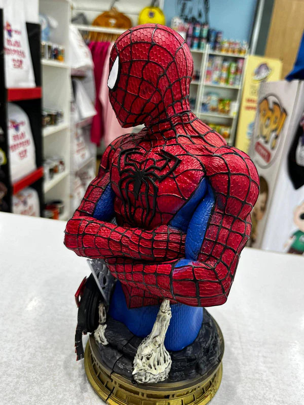 Busto Spiderman resina escala 1/4 creación 3D